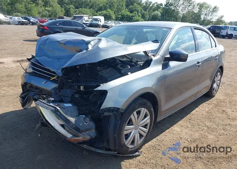 2017 Volkswagen Jetta 1.4T S из США, поврежденный, VIN 3VW2B7AJ2HM398580